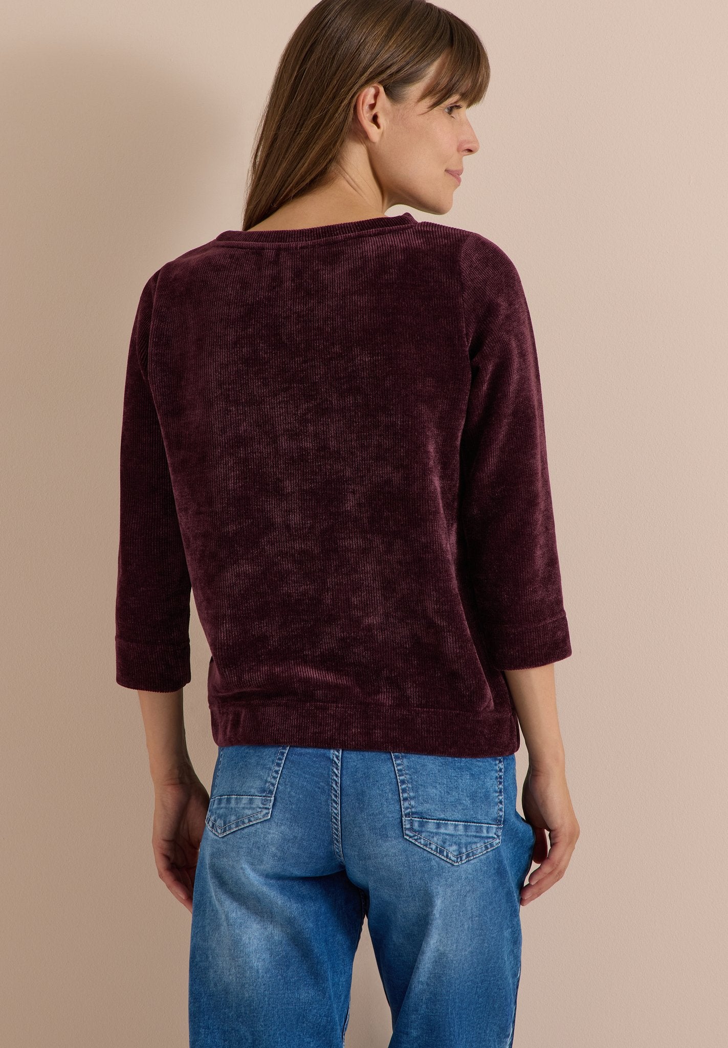 Cecil Damen T-Shirts  Berry Red