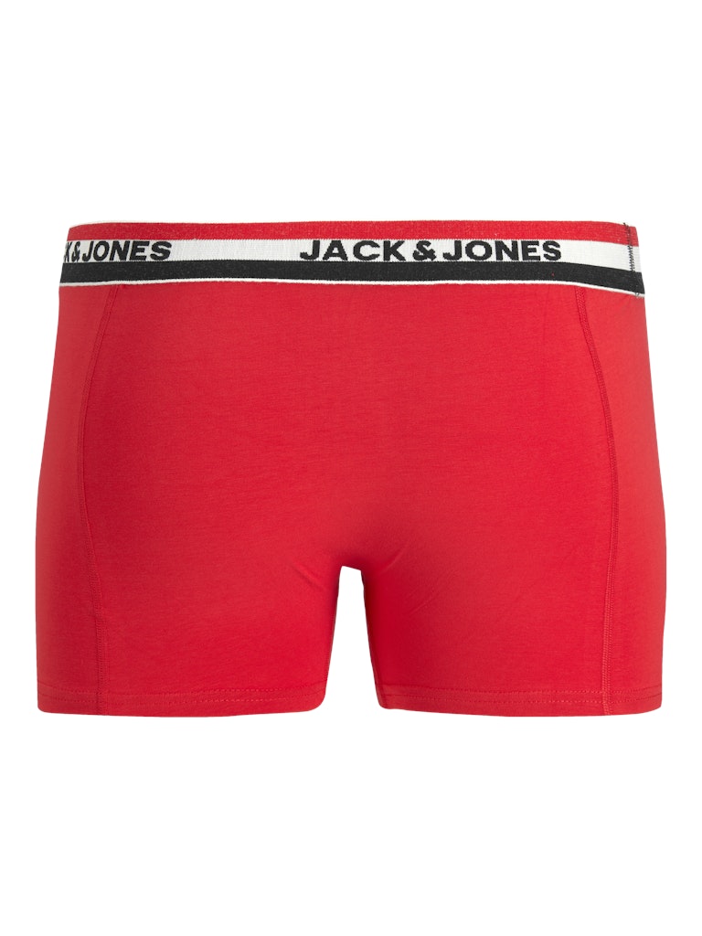 Jack & Jones Herren Wäsche Black/Red - Whi