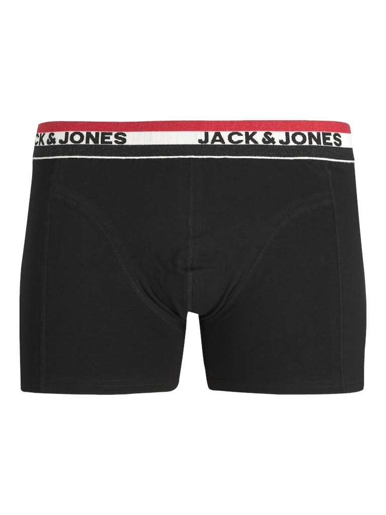Jack & Jones Herren Wäsche Black/Red - Whi