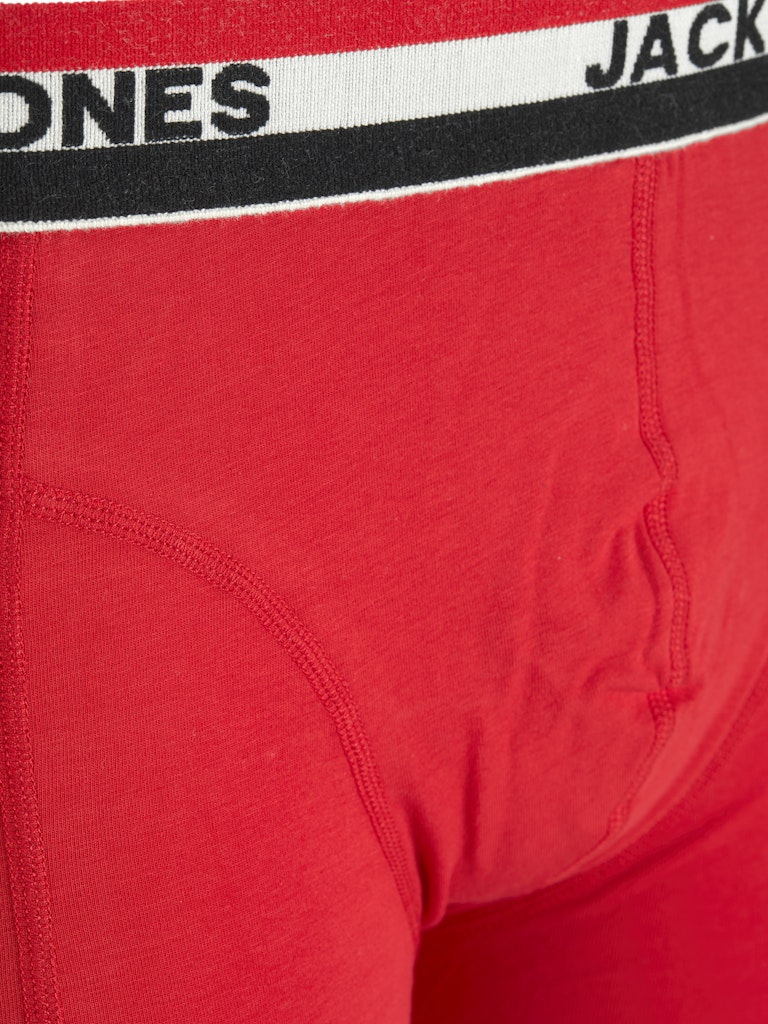 Jack & Jones Herren Wäsche Black/Red - Whi