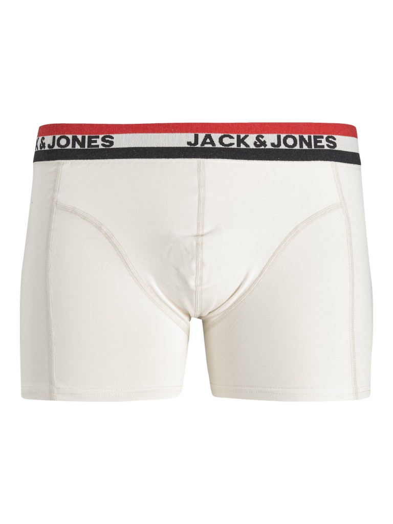 Jack & Jones Herren Wäsche Black/Red - Whi
