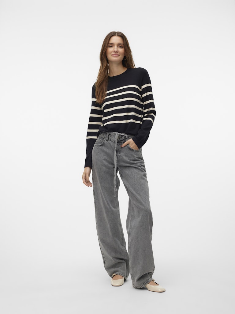 Vero Moda Damen Pullover Black/Birch