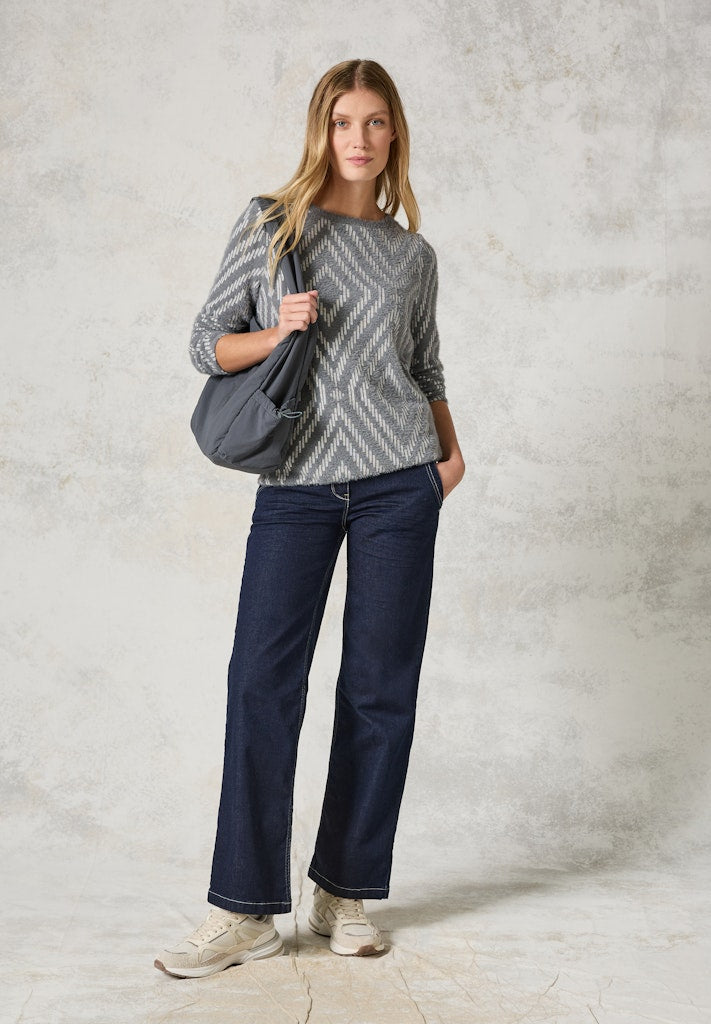 Cecil Damen T-Shirts Platinum