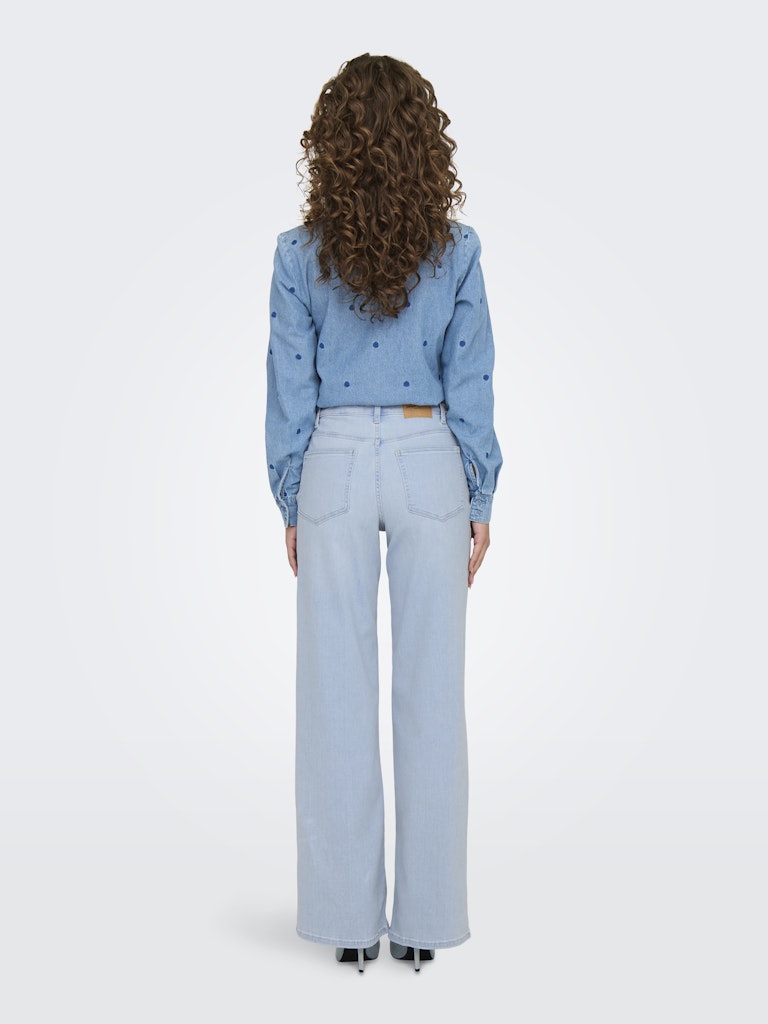 Only Damen Jeans Light Blue Blea