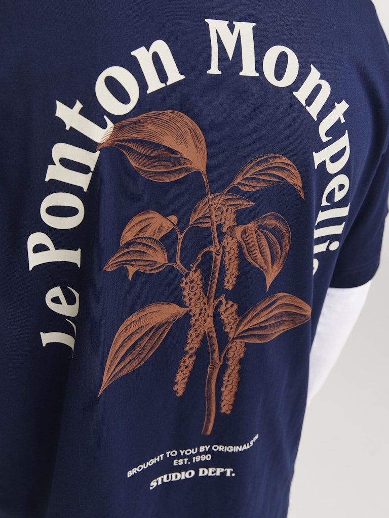 Jack & Jones Herren T-Shirts kurz Ocean Cavern