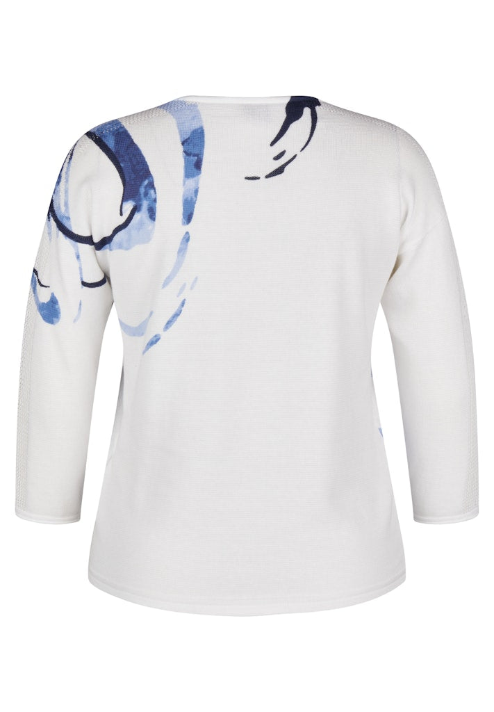 Rabe Damen Pullover Weiss