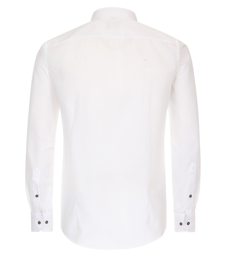 Casa Moda Herren Hemden lang  Weiss