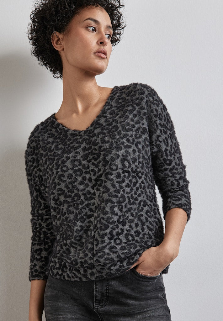 Street One Damen T-Shirts  Gravel Gr