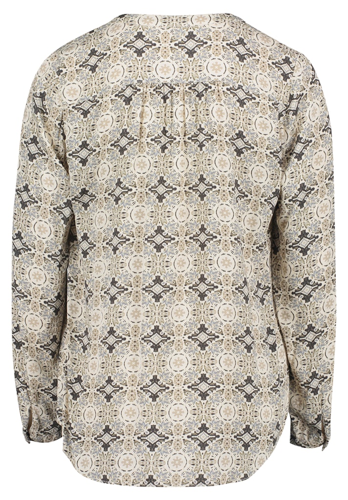 Cartoon Damen Blusen Cream/Green