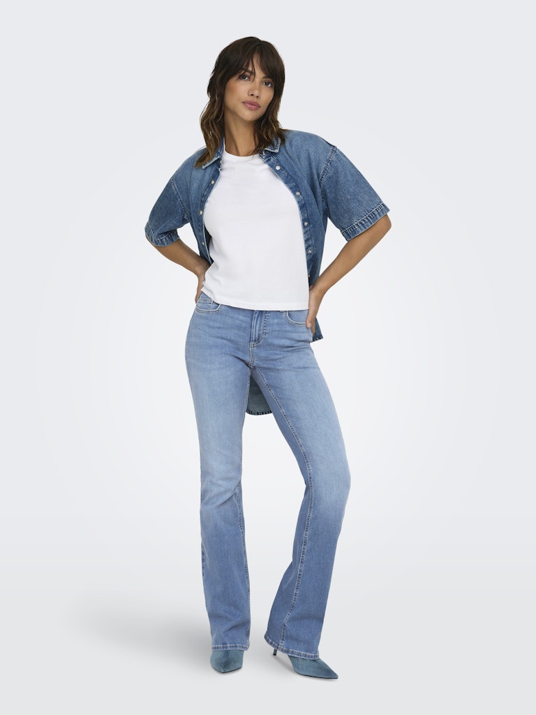 only Damen Jeans Medium Blue Den