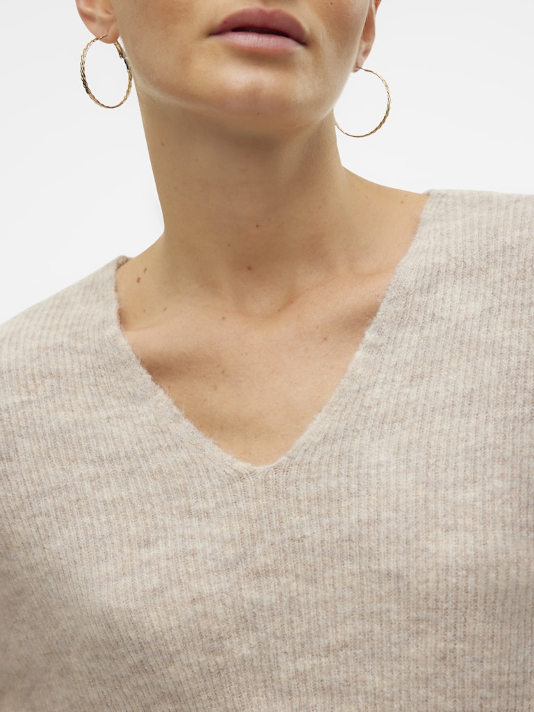 Vero Moda Damen Pullover Birch/W. Silver