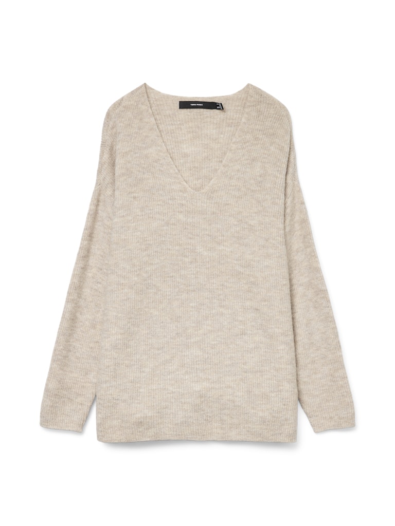 Vero Moda Damen Pullover Birch/W. Silver