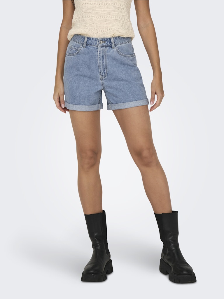 only Damen Shorts Light Blue Deni