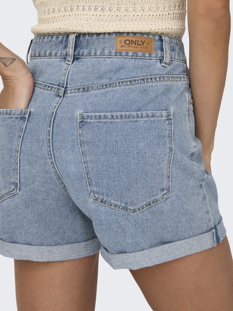 only Damen Shorts Light Blue Deni