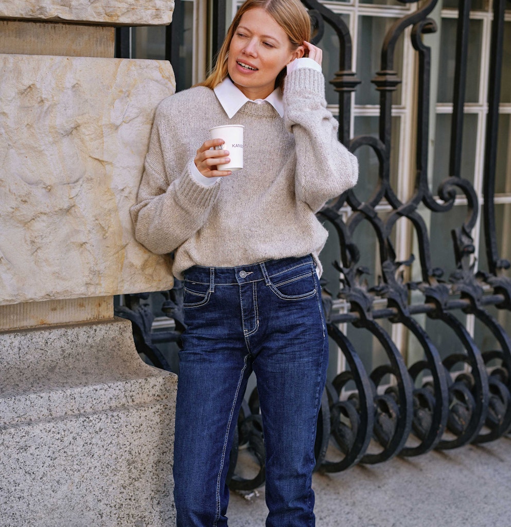 Mac Damen Jeans New Basic Wash