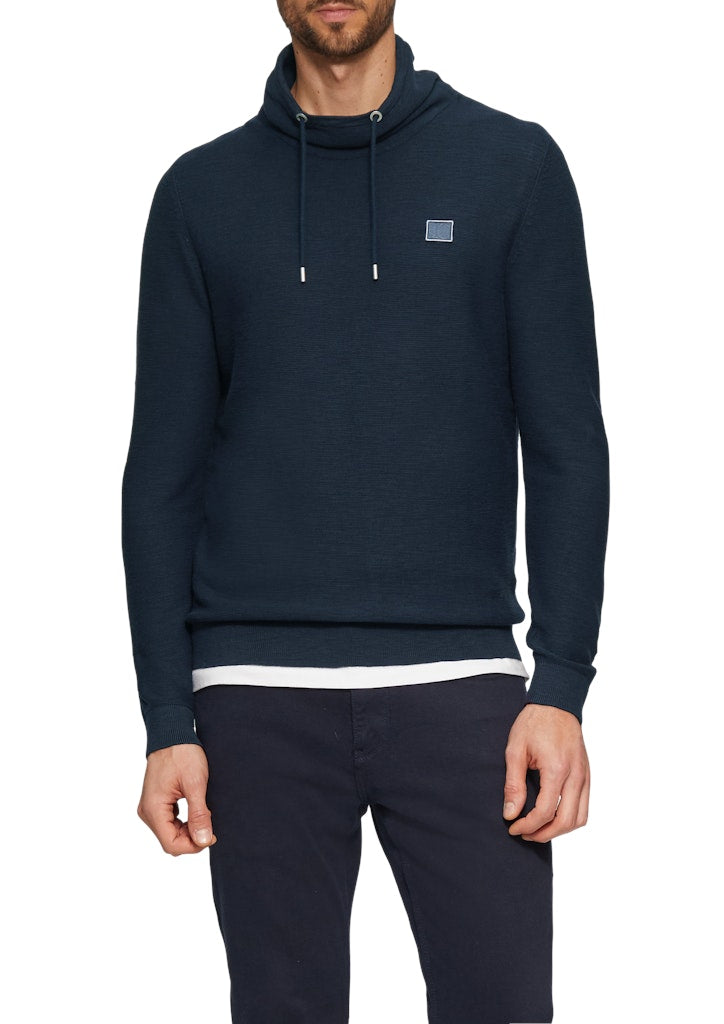 S. Oliver red Herren Pullover Blue