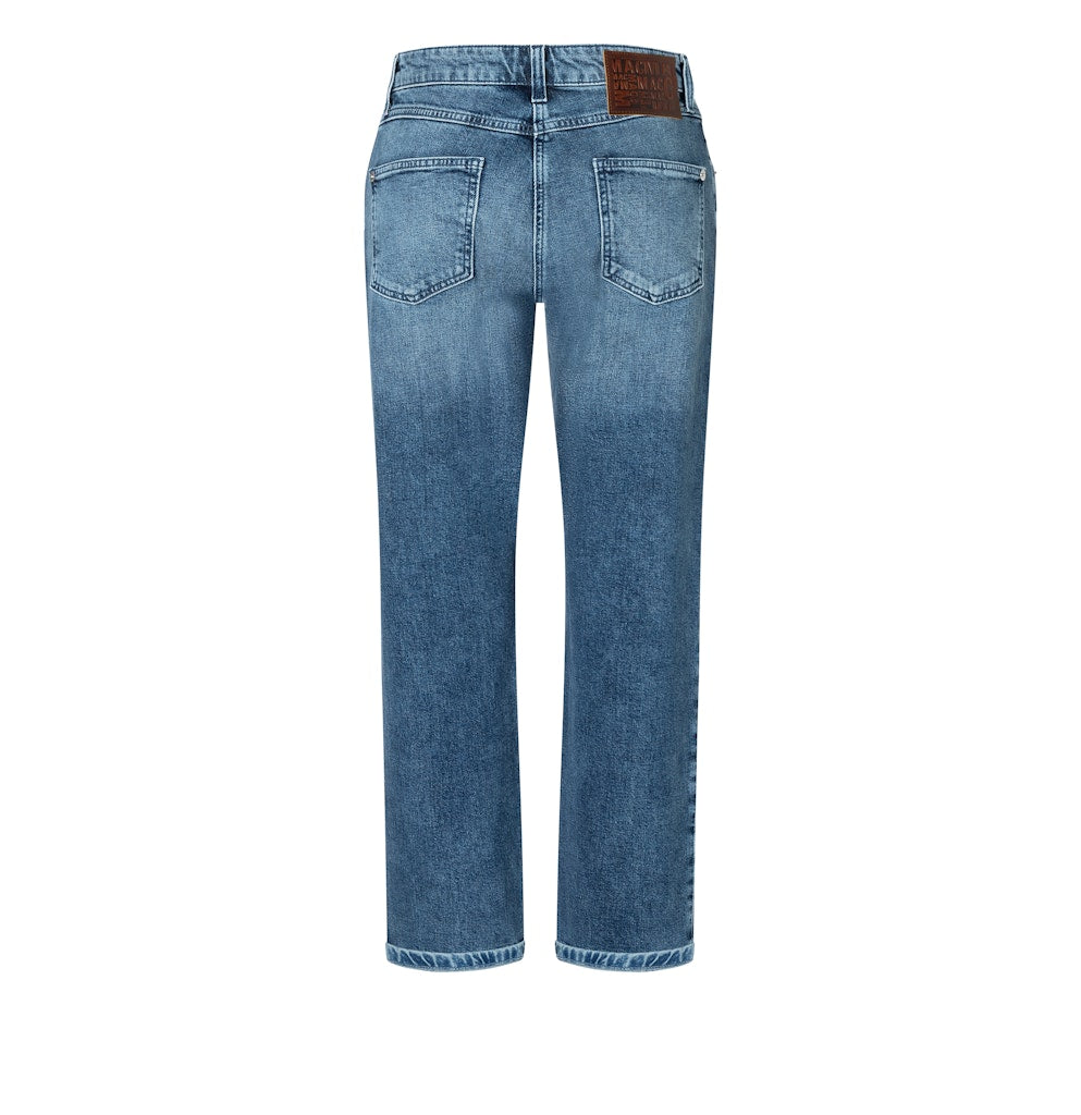Mac Damen Jeans Mid Blue Random