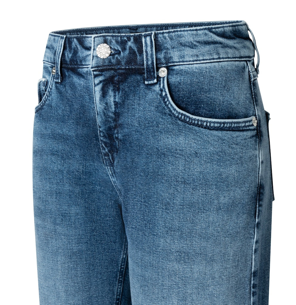 Mac Damen Jeans Mid Blue Random