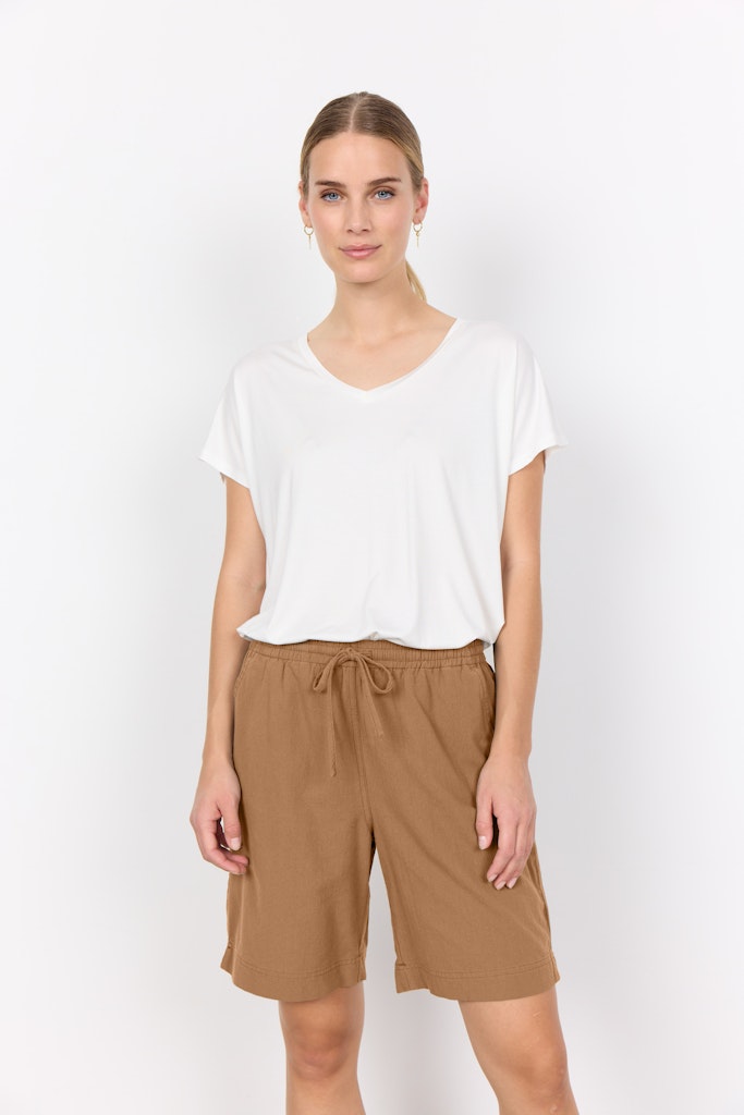Soya Concept Damen Shorts Desert Brown