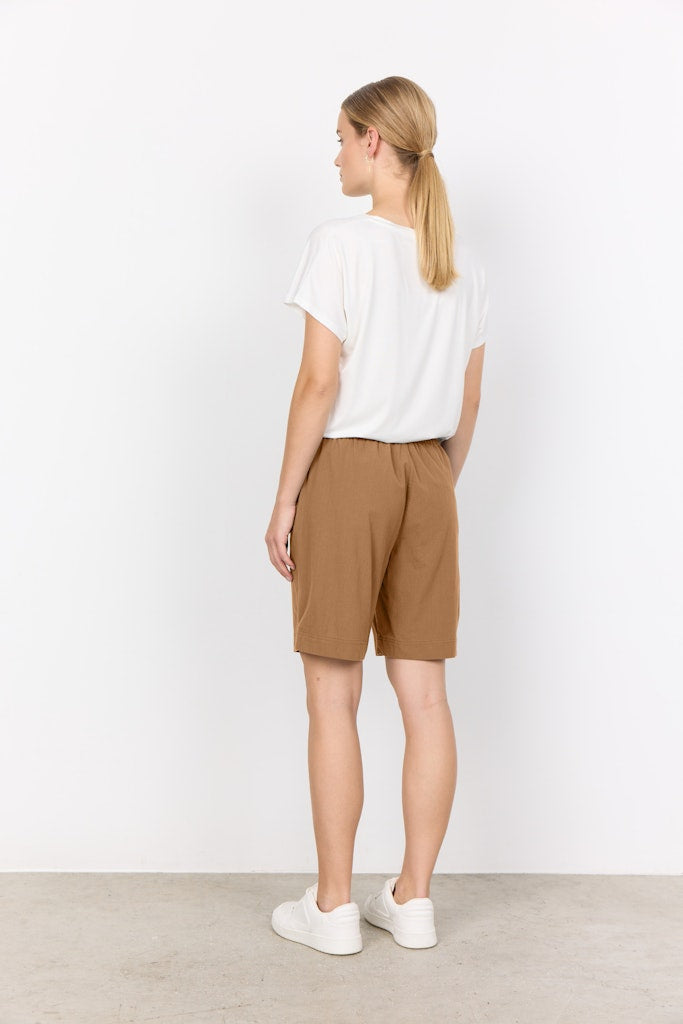 Soya Concept Damen Shorts Desert Brown