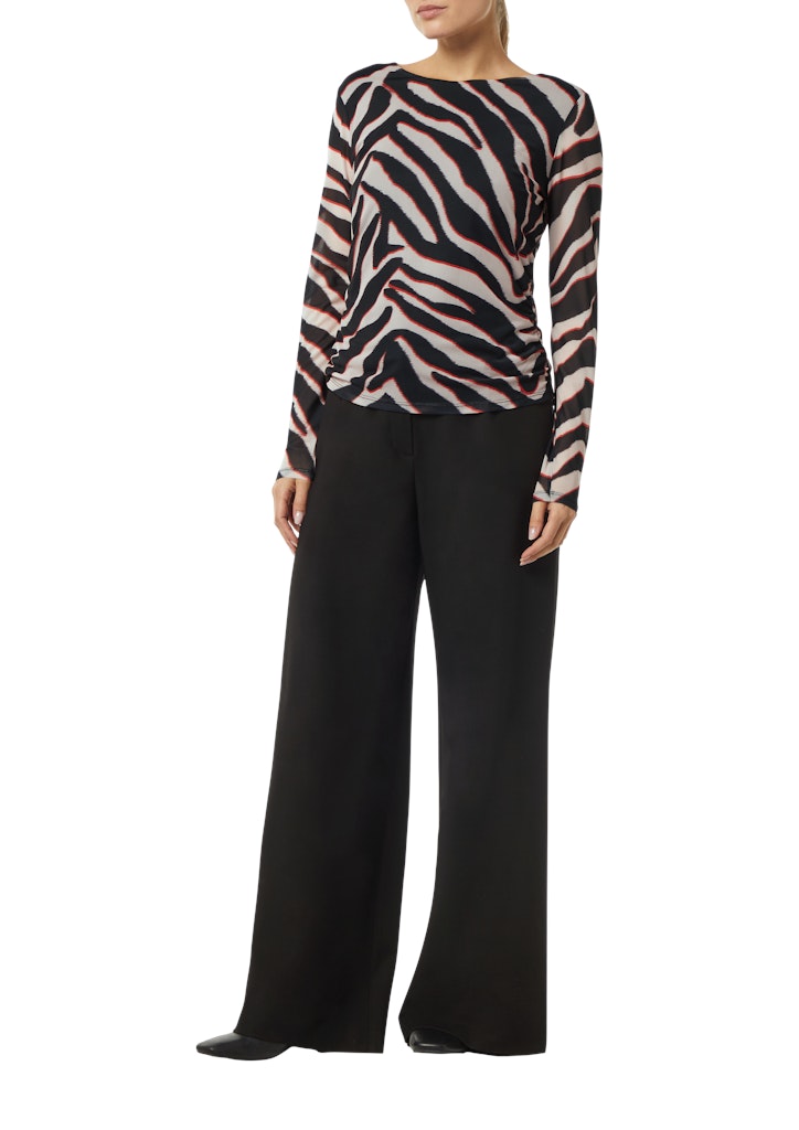 Comma Damen T-Shirts Lilac/Pink