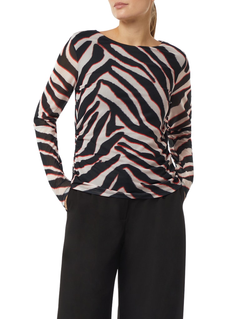 Comma Damen T-Shirts Lilac/Pink