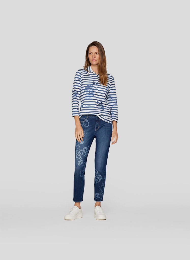 Rabe Damen T-Shirts Dunkel Jeans