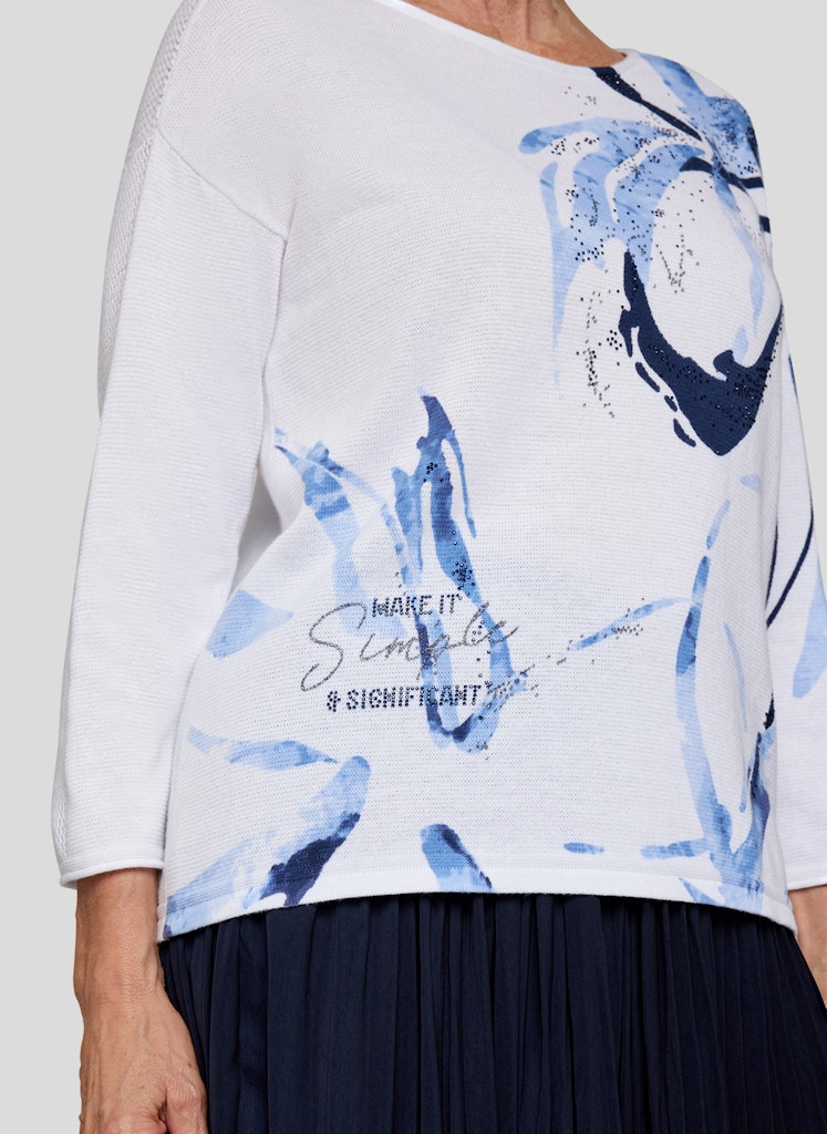 Rabe Damen Pullover Weiss