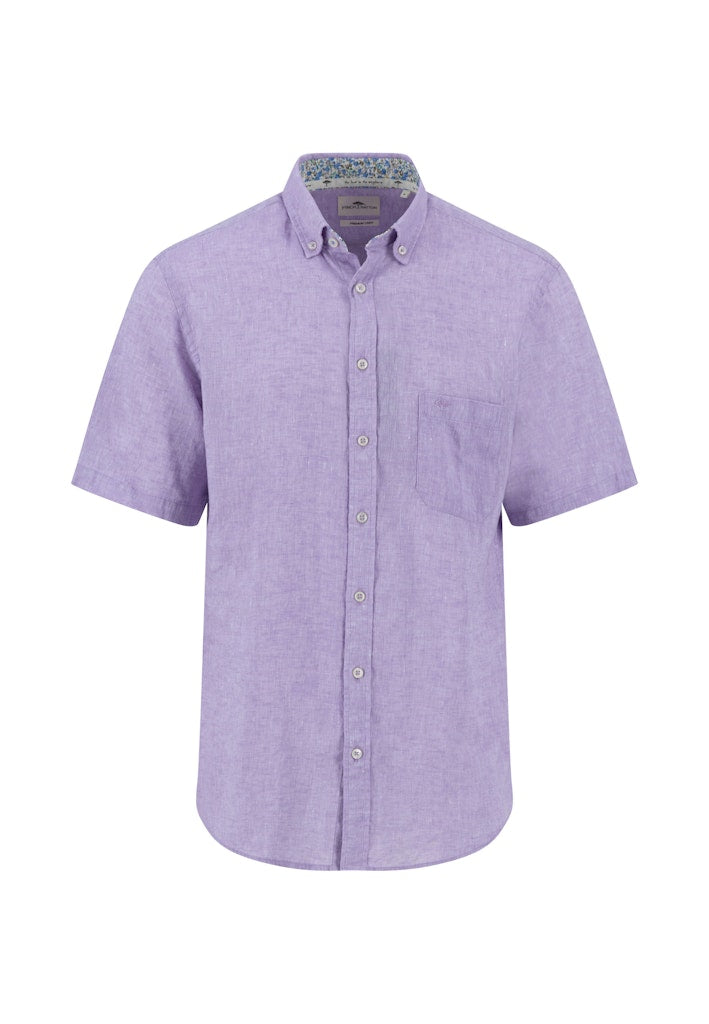 Fynch-Hatton Herren Hemden kurz Light Purple