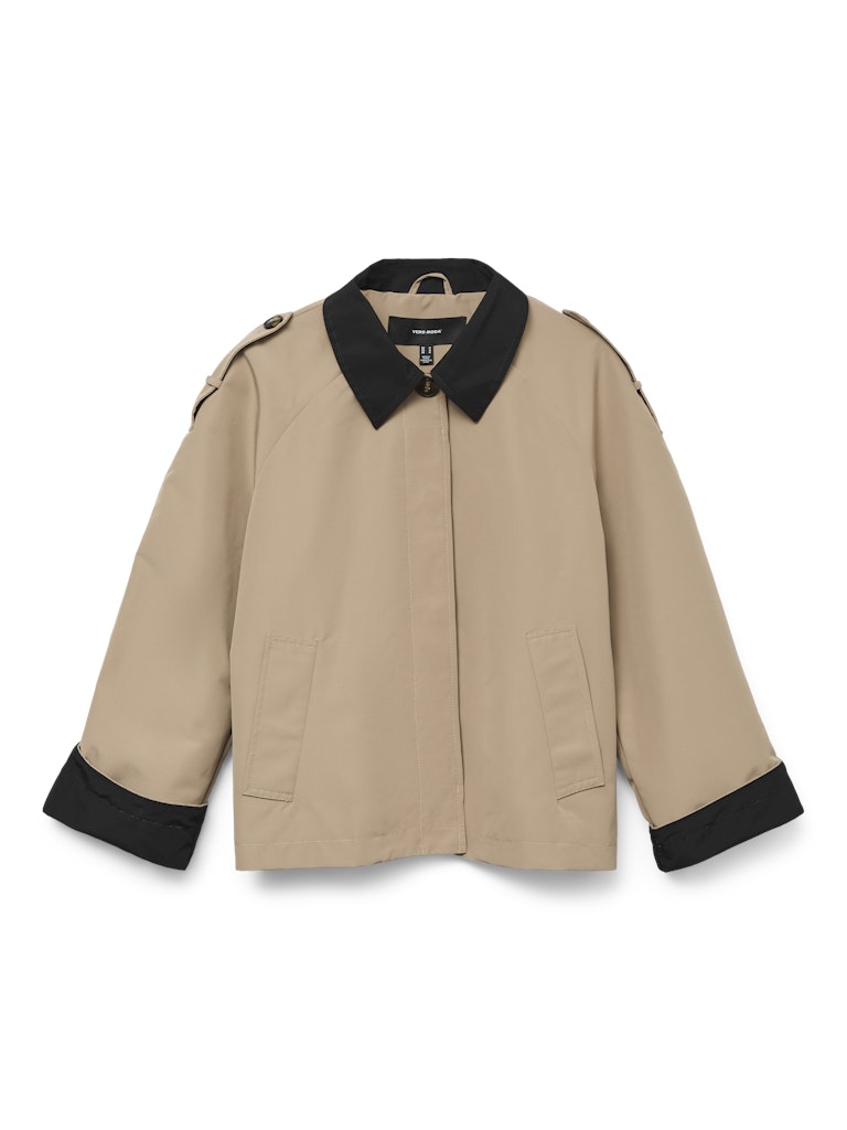 Vero Moda Damen Jacken Silver Mink/Bla