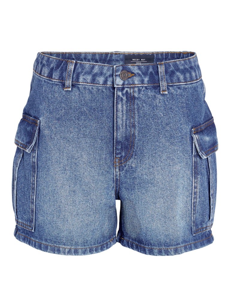 Noisy May Damen Shorts Medium Blue Den