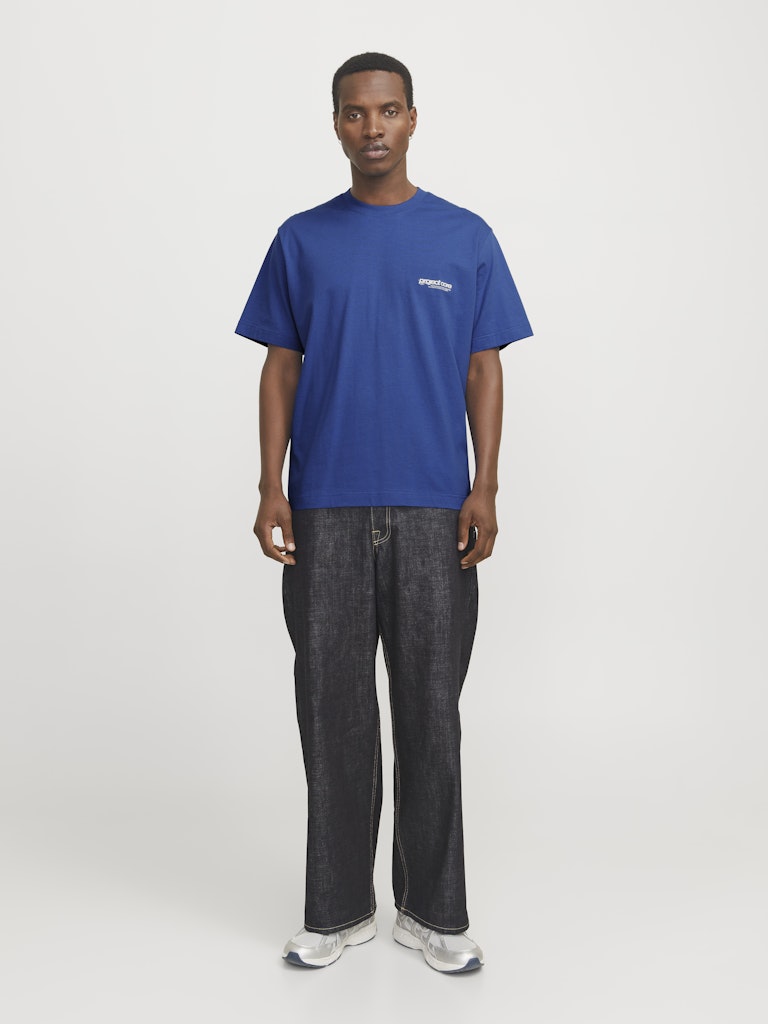 Jack & Jones Herren T-Shirts kurz Beaucoup Blue