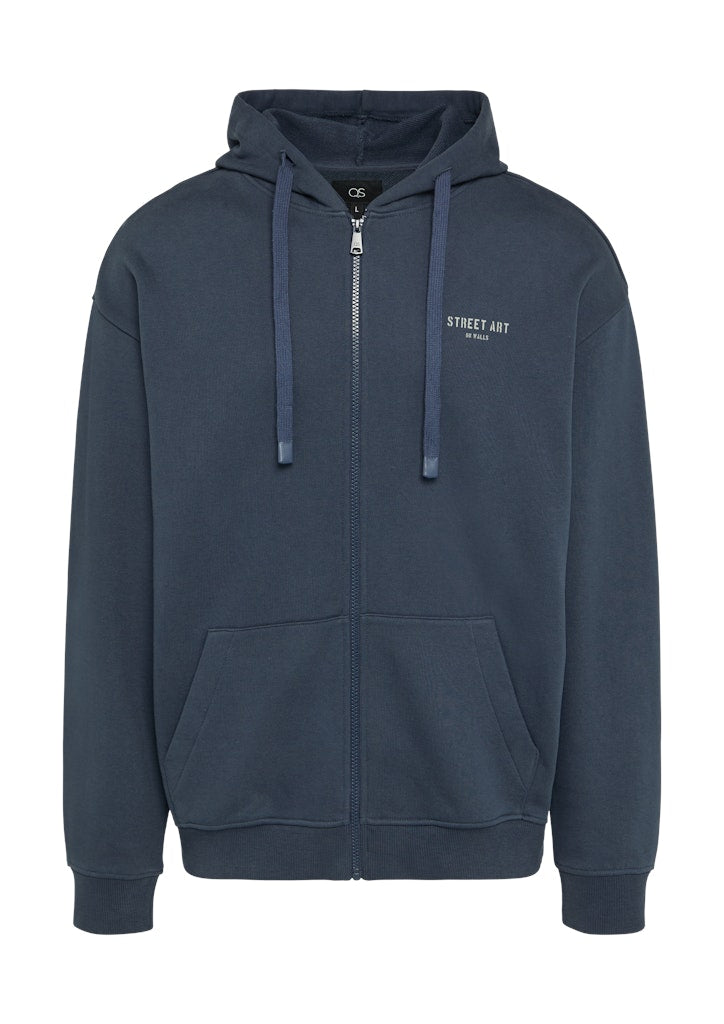 QS by S.Oliver Herren Sweatjacken Blue
