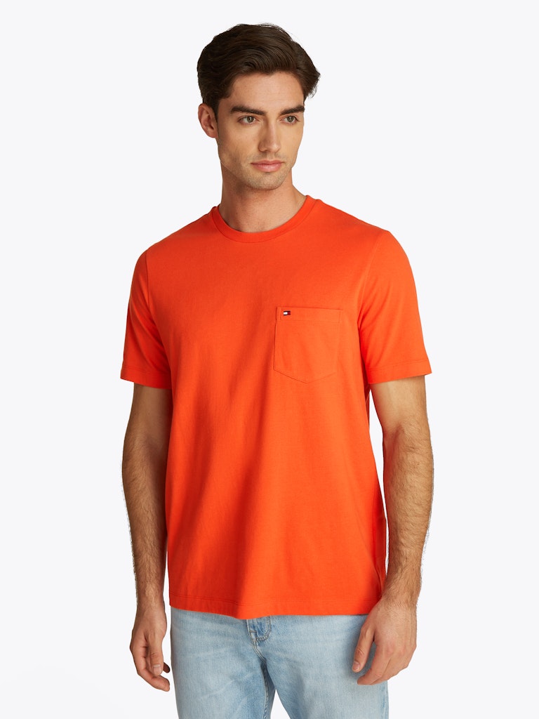 Tommy Hilfiger Herren T-Shirts kurz Scx Orange
