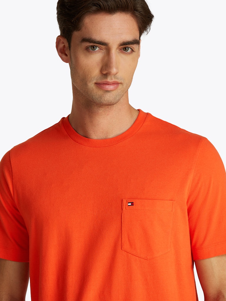 Tommy Hilfiger Herren T-Shirts kurz Scx Orange