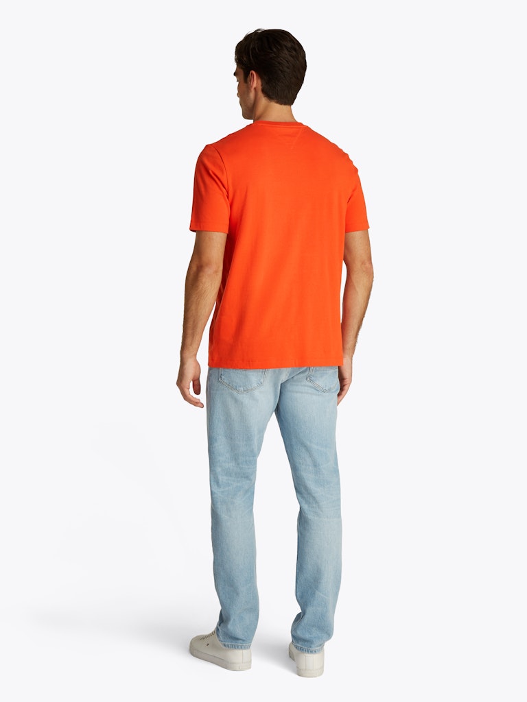 Tommy Hilfiger Herren T-Shirts kurz Scx Orange