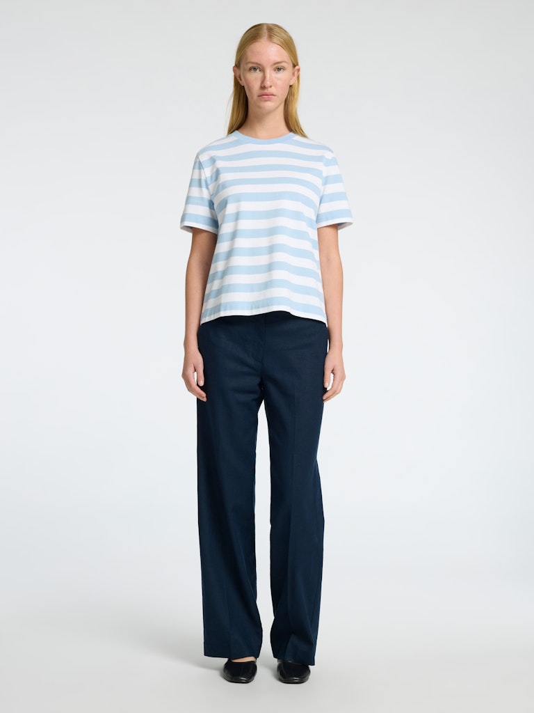 Selected Femme Damen T-Shirts Cashmere Blue/B