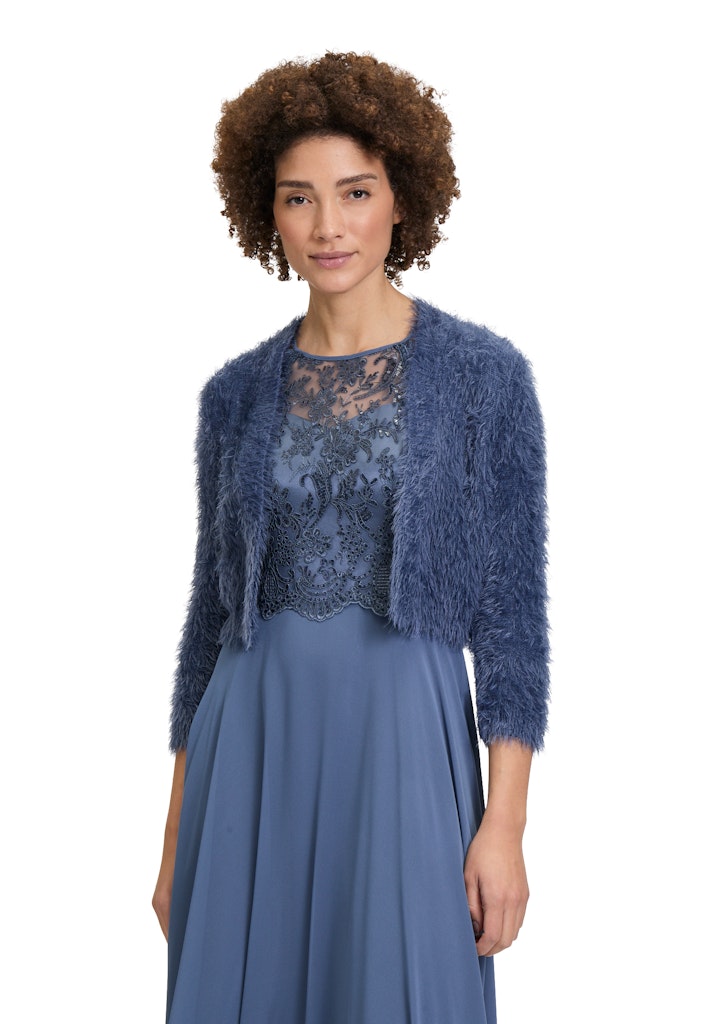 Vera Mont Damen Strickjacken Blue Stone