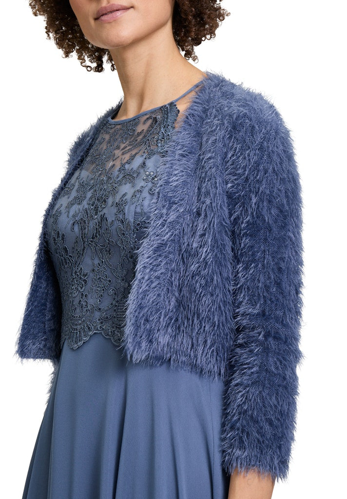 Vera Mont Damen Strickjacken Blue Stone