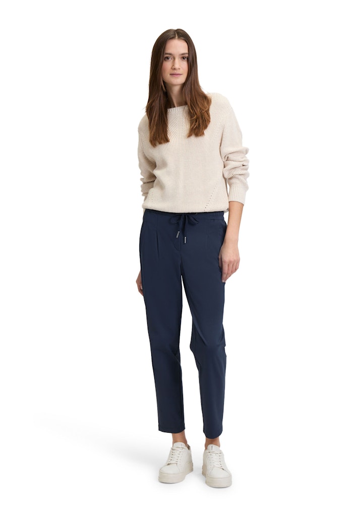 Betty & Co Damen Hosen Navy Blue