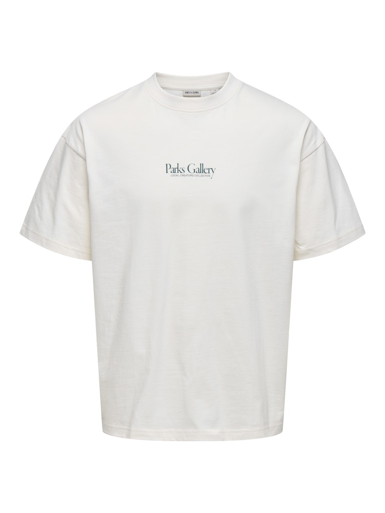 Only & Sons Herren T-Shirts kurz Gardenia/Parks