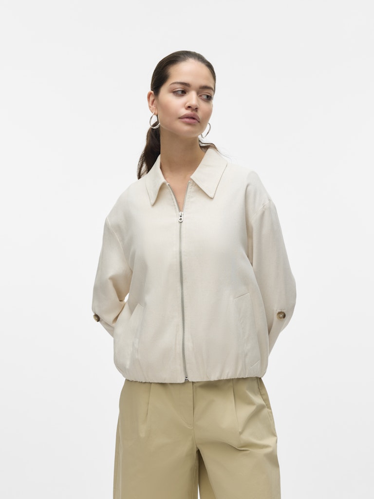 Vero Moda Damen Jacken Oatmeal