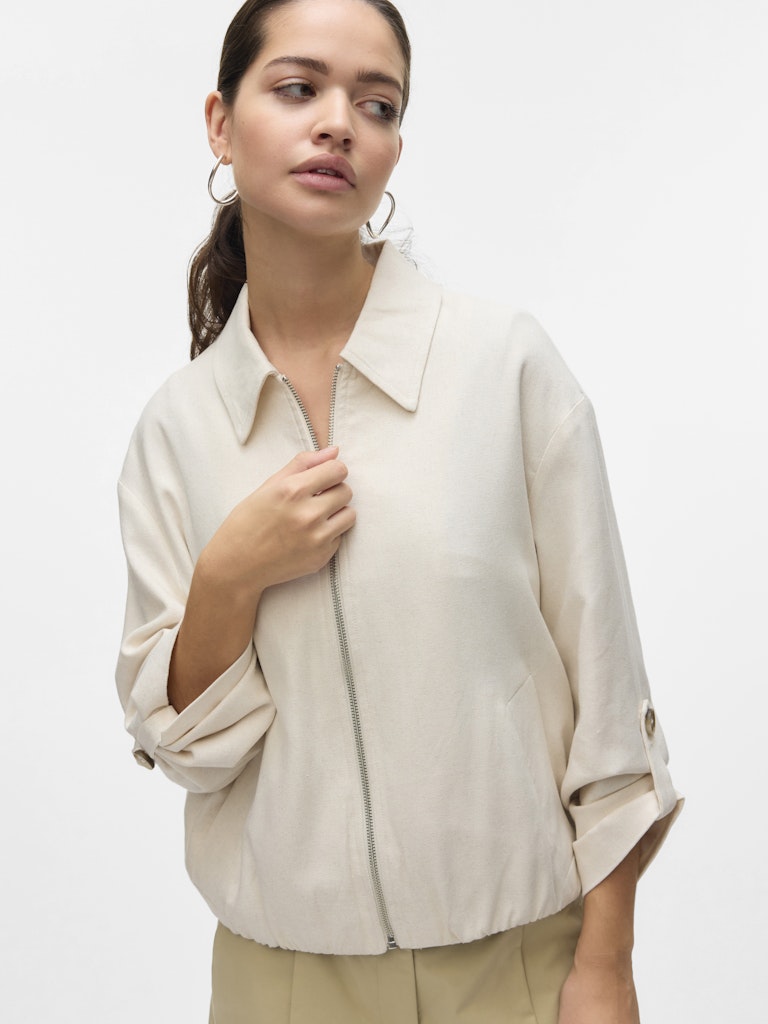 Vero Moda Damen Jacken Oatmeal