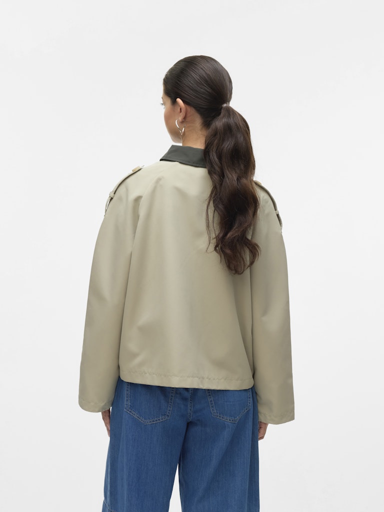 Vero Moda Damen Jacken Eucalyptus/Peat