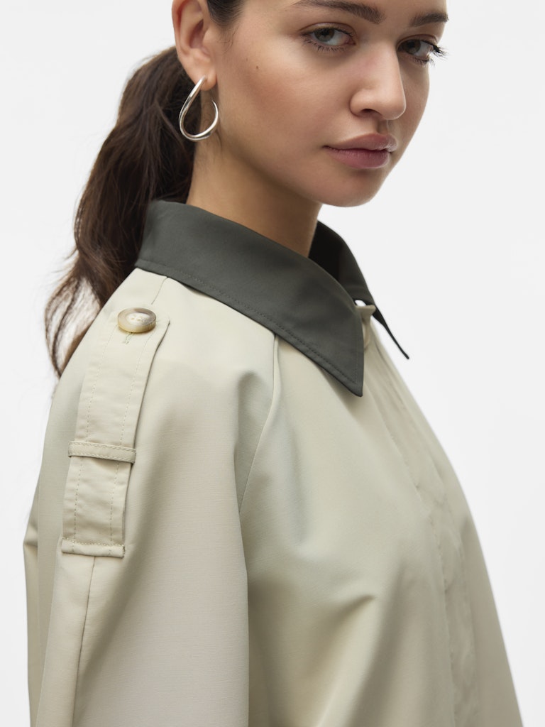 Vero Moda Damen Jacken Eucalyptus/Peat