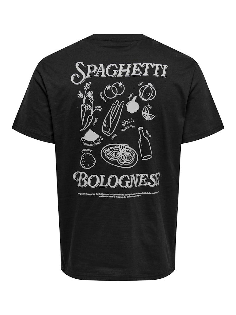 Only & Sons Herren T-Shirts kurz Black/Bolo