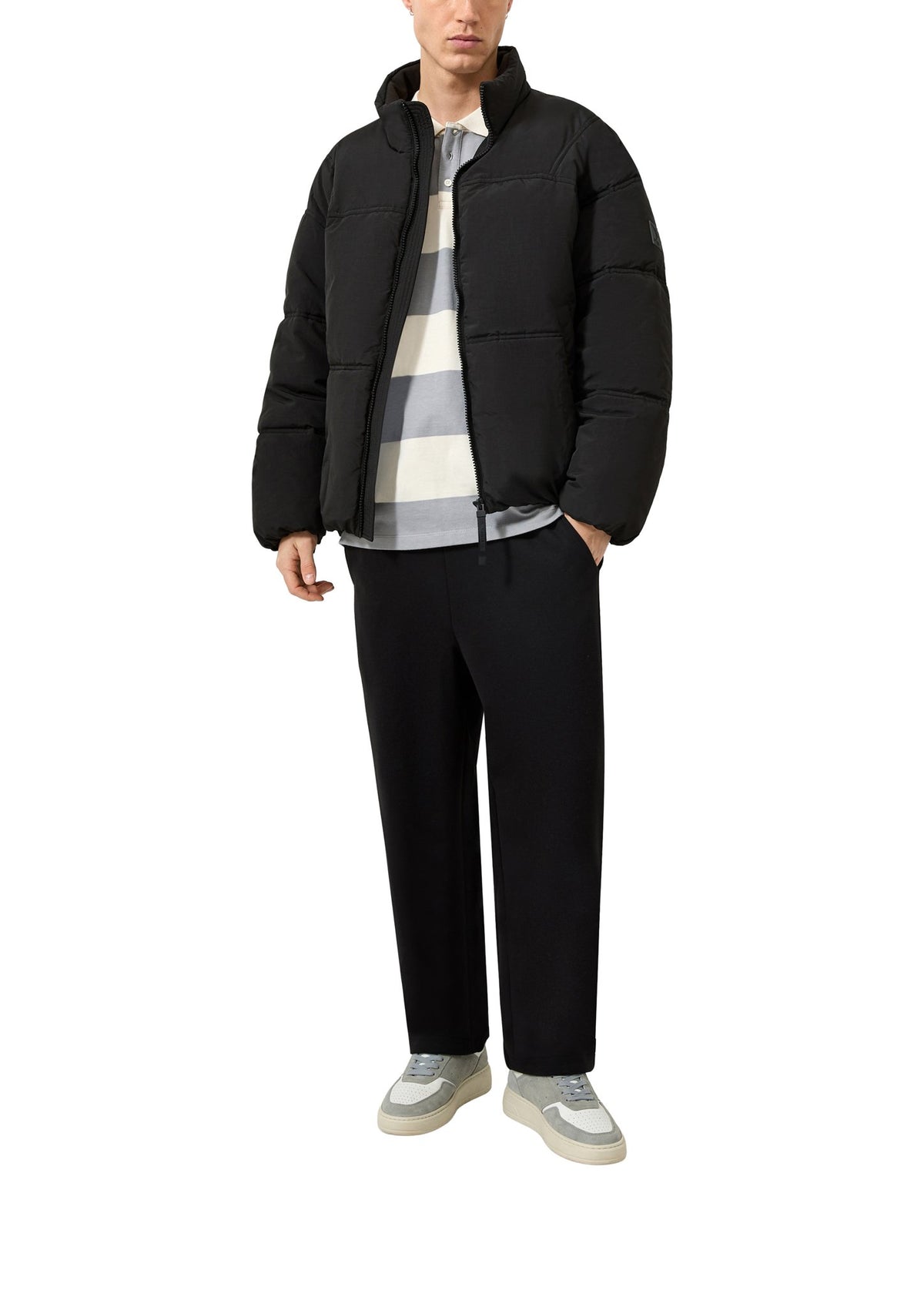 QS by S.Oliver Herren Jacken  Grey/Black