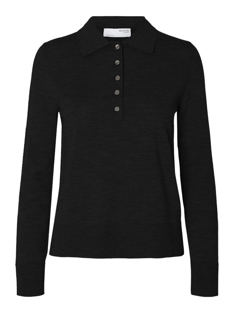 Selected Femme Damen T-Shirts Black