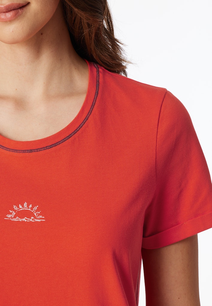 Schiesser Nachthemd Hellrot