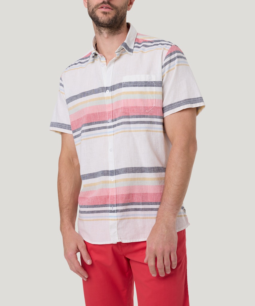Pioneer Herren Hemden kurz  Silver Clo